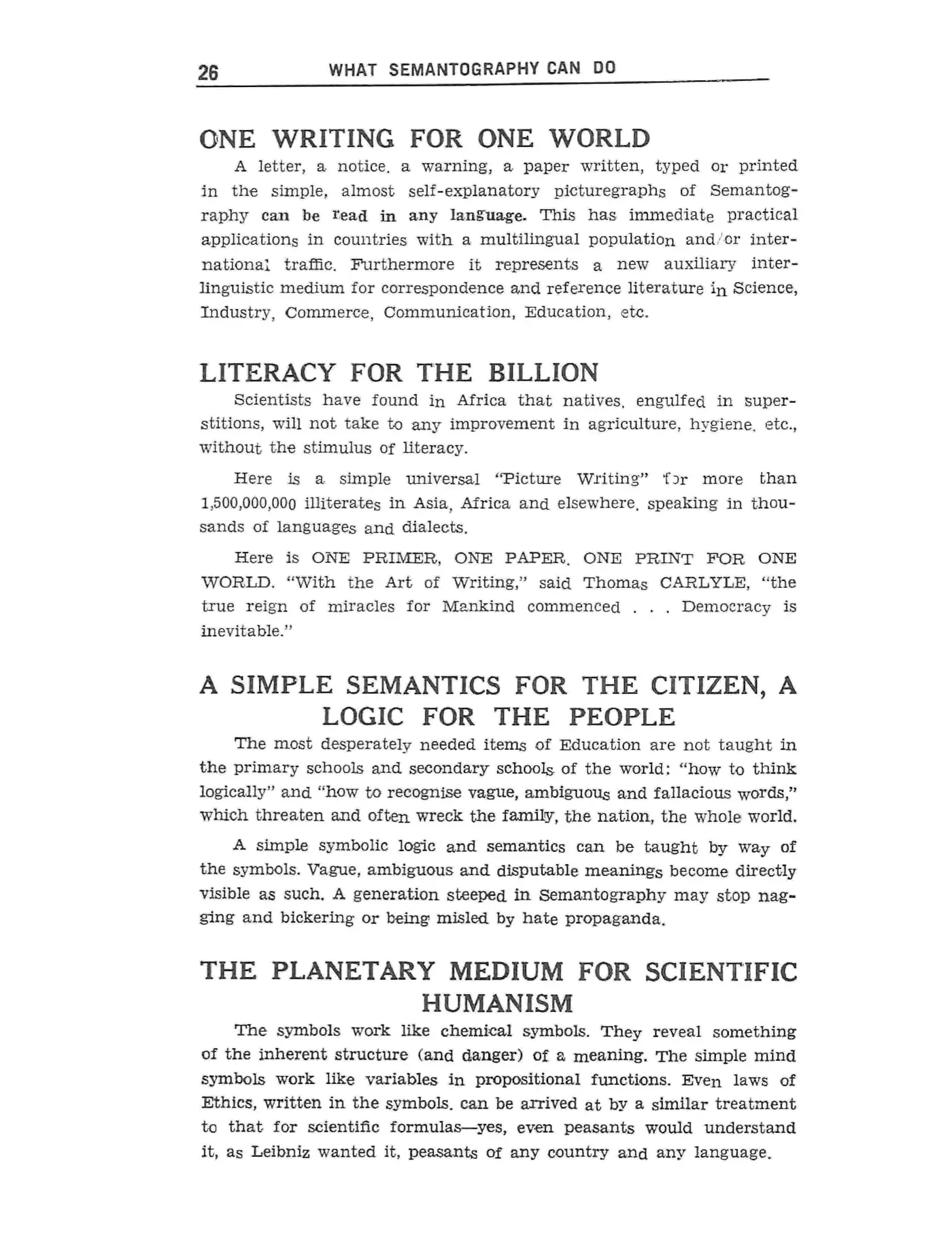 Scanned p. 26 of Semantography