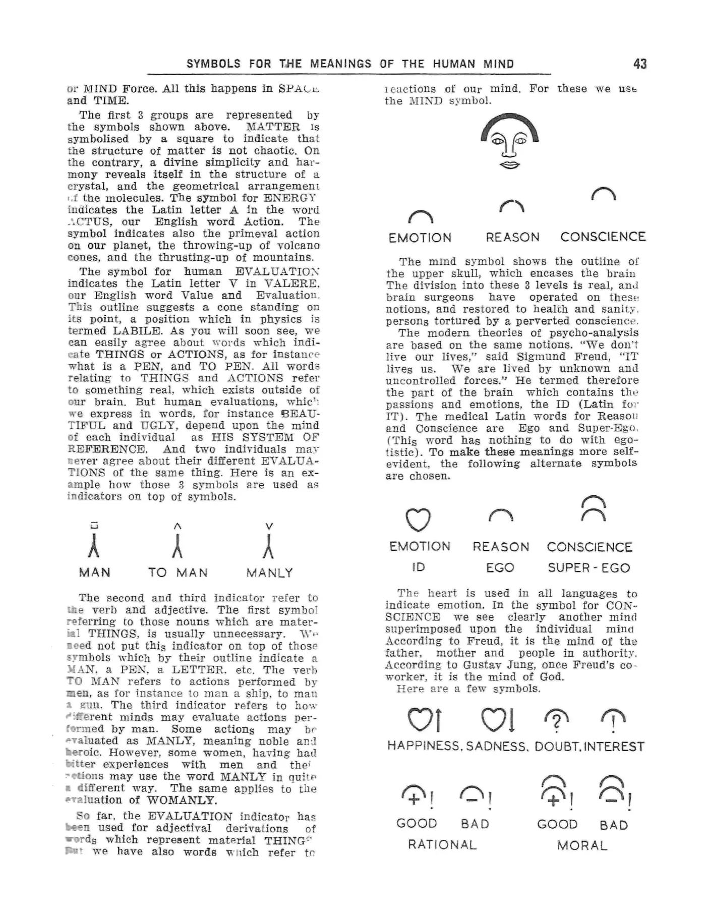 Scanned p. 43 of Semantography