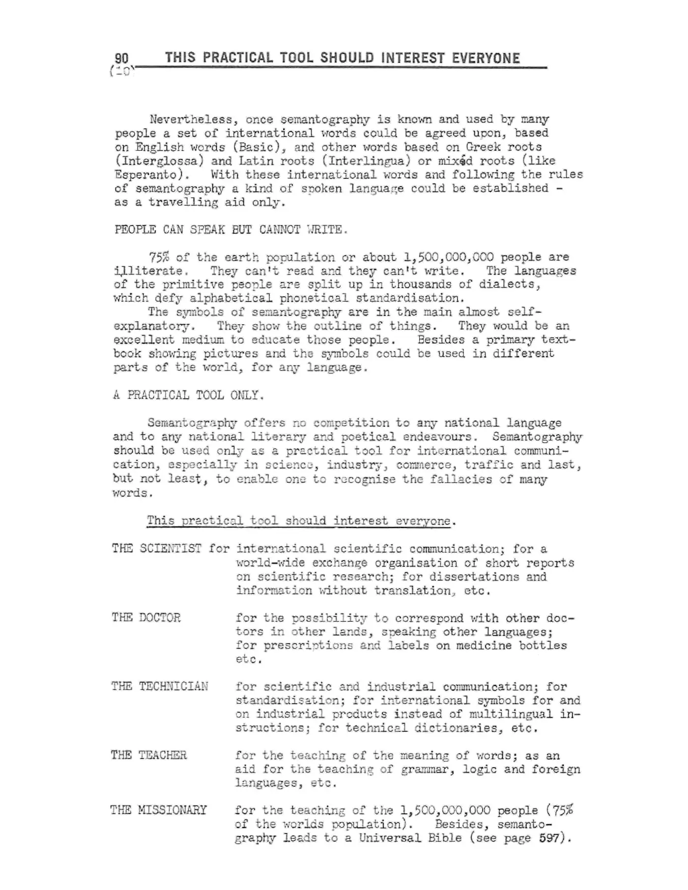Scanned p. 90 of Semantography