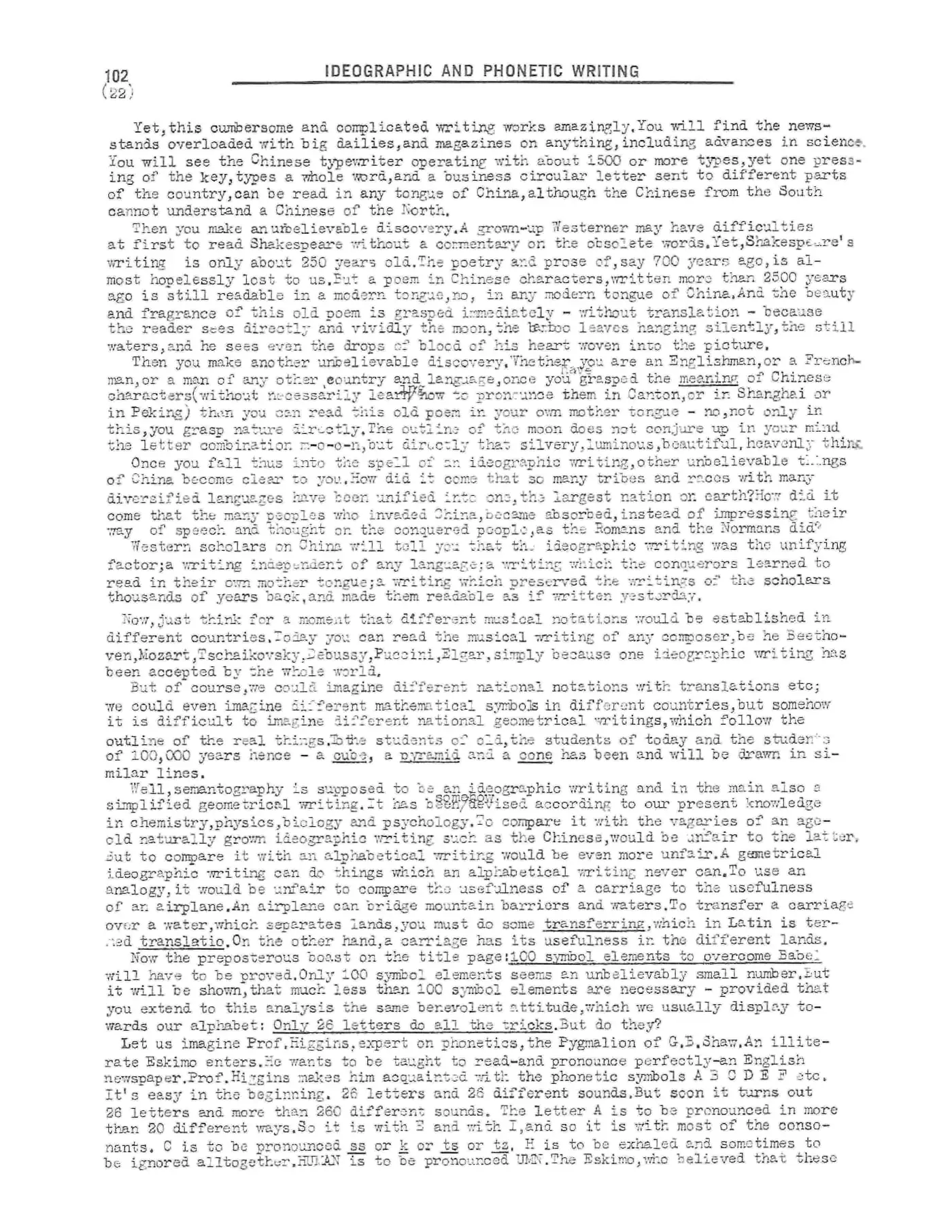Scanned p. 102 of Semantography