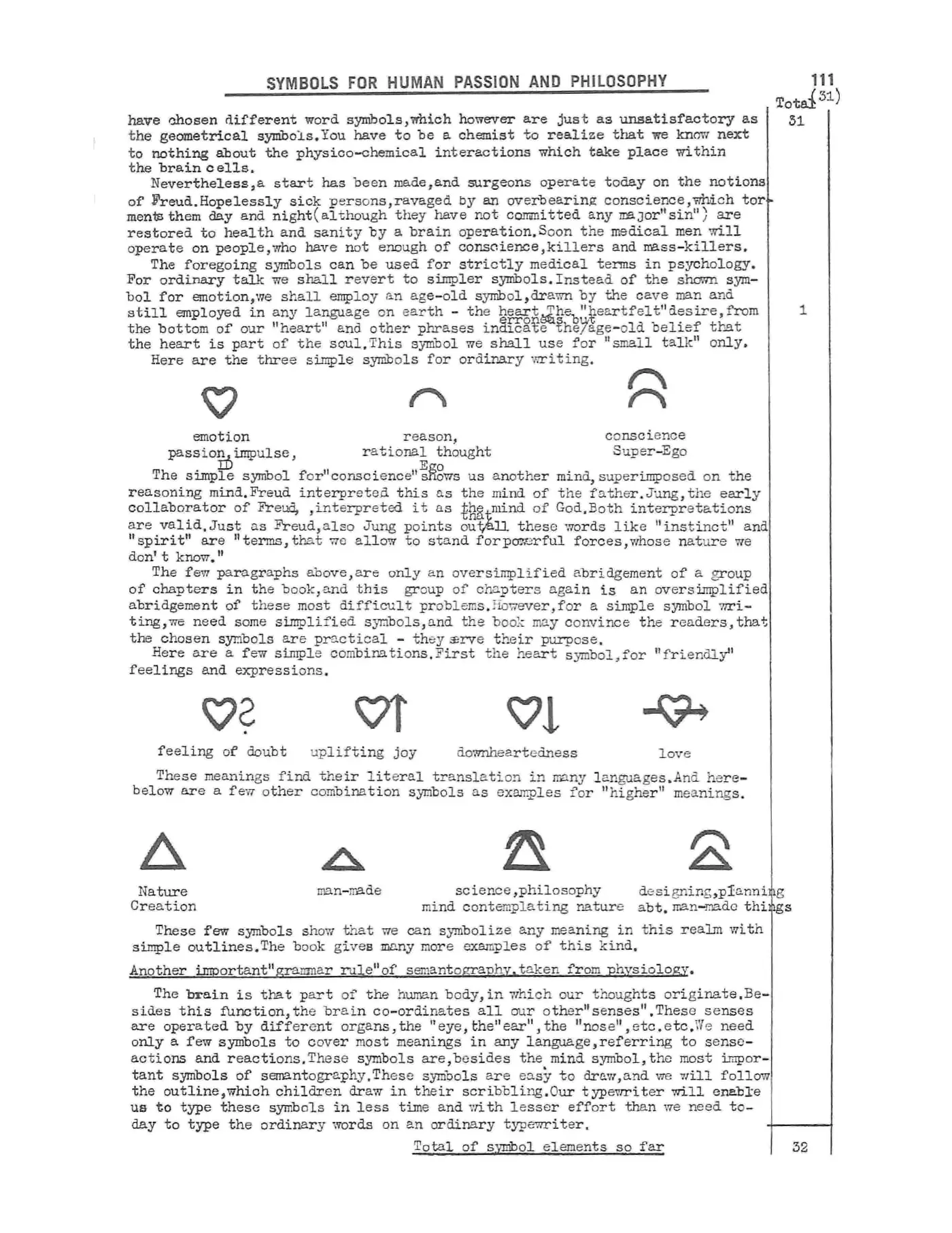 Scanned p. 111 of Semantography