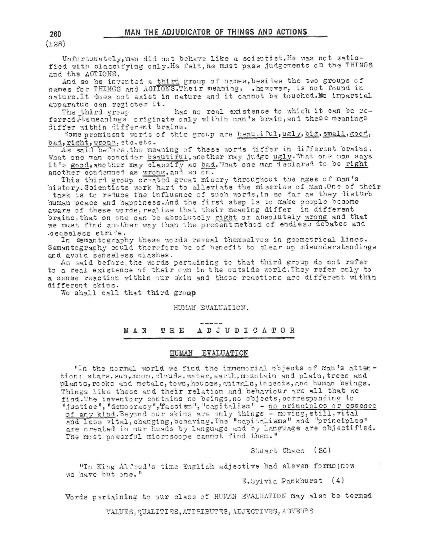 Scanned p. 260 of Semantography